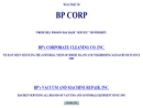 Website Snapshot of BP VACUUM AND MACHINE REPAIR