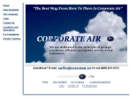 Website Snapshot of CORPORATE AIR
