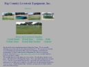 Website Snapshot of Big Country Livestock Equipment, Inc.