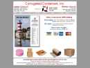 Website Snapshot of Corrugated Containers Inc