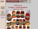 Website Snapshot of Cosmos Food Products, Inc.