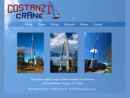 Website Snapshot of Costanzi Crane & Rigging Co.