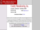 Website Snapshot of Country Mfg., Inc.