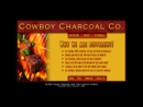 Website Snapshot of Cowboy Charcoal