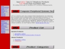 Website Snapshot of COMPUTER PERIPHERAL SYSTEMS IN