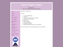 Website Snapshot of Import Engine Supply, Inc.