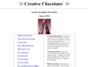 Website Snapshot of Creative Chocolates
