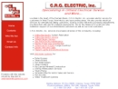 Website Snapshot of C R G ELECTRIC INC
