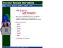 Website Snapshot of CUSTOMER RESEARCH INTERNATIONAL