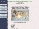 Website Snapshot of Crowley Fabricating & Machinery Co., Inc.