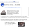 Website Snapshot of Crown Mold & Machine, Inc.