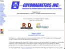 Website Snapshot of Cryomagnetics, Inc.