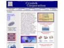 Website Snapshot of CRYSTEK CRYSTALS CORPORATION