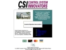 Website Snapshot of Control System Innovators
