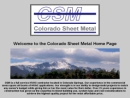 Website Snapshot of Central Sheet Metal Works, Inc.