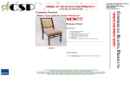 COMMERCIAL SEATING PRODUCTS, INC.