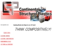 Website Snapshot of Continental Structural Plastics