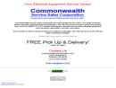 Website Snapshot of Commonwealth Service Sales Corp.