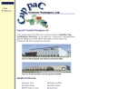 Website Snapshot of Cup Pac Contract Packagers Ltd.