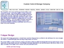 Website Snapshot of CUSTOM CARTS AND STORAGE COMPANY