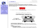 Website Snapshot of Custom Built Brush Co.