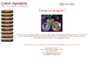 Website Snapshot of Custom Ingredients Ltd.