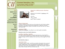 Website Snapshot of CUSTOM INTERFACE INC