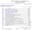 Website Snapshot of Custom Laboratory Equipment