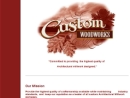 Website Snapshot of Custom Woodworks Ltd.