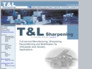Website Snapshot of T & L Sharpening, Inc.
