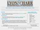 Website Snapshot of LYON & HARR LLP