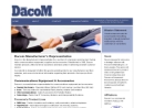 Website Snapshot of DACOM