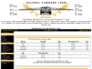 Website Snapshot of Dacoma Farmers Co-Op.