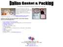 Website Snapshot of Dallas Gasket & Packing Co.