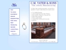 Website Snapshot of Yater & Sons Mfg. Jewelers, Inc., C. M.