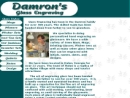Website Snapshot of Damron's Alpine Glass Engraving