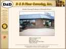 Website Snapshot of D & D Floor Covering Inc