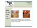 Website Snapshot of Danner's Cabinet Shop