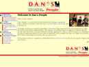 Website Snapshot of DAN''S PEOPLE INC