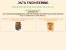 Website Snapshot of Data Engineering Electronics