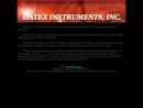 Website Snapshot of Datex Instruments, Inc.