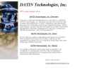 Website Snapshot of DATIN TECHNOLOGIES