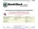 Website Snapshot of David Clark Co. Inc.