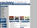 Website Snapshot of Dazian Fabrics, LLC