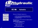 Website Snapshot of DB Hydraulic Equipment, Inc.