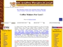 Website Snapshot of DC Coffee Products