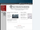 Website Snapshot of Daily Construction Reporter