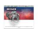Website Snapshot of Decker Fasteners Ltd