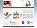 Website Snapshot of Deco Labels