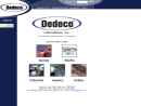 Website Snapshot of DEDECO INTERNATIONAL, INC.